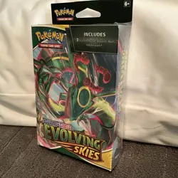 Sealed 3 Pack Evolving Skies Hanger Box Pokemon TCG Sword & Shield booster 820650851551 - Image 1