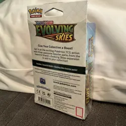 Sealed 3 Pack Evolving Skies Hanger Box Pokemon TCG Sword & Shield booster 820650851551 - Image 2