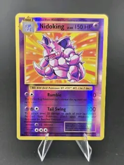 Pokemon: Nidoking 45/108 XY Evolutions Reverse Holo Rare NM - Image 1