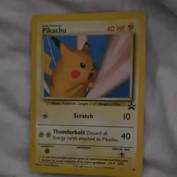 Pokemon TCG Pikachu 26/53 Wotc Promo Regular 40HP English 2001 Basic - Image 1