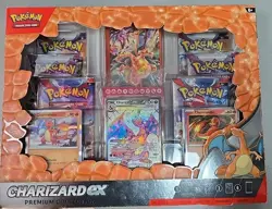 Pokemon TCG: Charizard ex Premium Collection Box Sealed - 6 Packs - Image 1