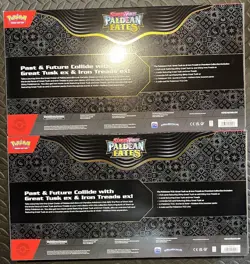 Pokemon TCG Paldean Fates Great Tusk ex & Iron Threads ex Premium Collection X2 - Image 2