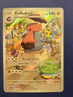 Pokemon TCG Probopass 182/167 Sv06: Twilight Masquerade Holo IR Near Mint - Image 1