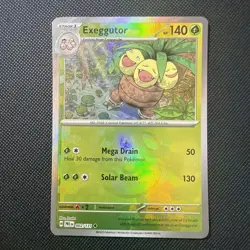 Exeggutor (Master Ball Pattern) 002/131 Holo SV: Prismatic Evolutions Pokemon NM - Image 1