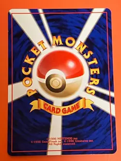 Full Heal TRAINER 1996 Japanese Pokemon Old Back Base Set Keiji Kinebuchi - Image 2