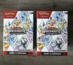Pokemon TCG Prismatic Evolutions Booster Bundle Box- Lot of 2. New/Sealed. - Image 1