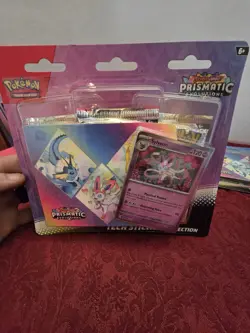 Pokemon TCG Prismatic Evolutions Tech Sticker Collection Set Lot of 3 - Image 5