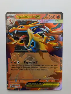 Mega Charizard Y ex 030 - ME: Mega Evolution Promo Pokemon TCG NM - Image 1