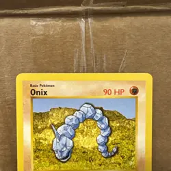 Onix Pokemon Base Set Shadowless 1st Edition 56/102 Near Mint Ships fast - Image 2