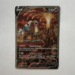 Pokemon Entei V GG36/GG70 Crown Zenith Galarian Gallery Ultra Rare Holo 230 HP - Image 1