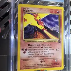 🔥Moltres Black Star Promo 21 2000 Pokemon Error - CGC 9.5 - Image 4