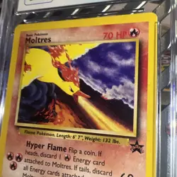 🔥Moltres Black Star Promo 21 2000 Pokemon Error - CGC 9.5 - Image 5