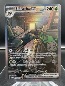 2024 Pokemon TCG - Sinistcha ex - Twilight Masquerade SIR No. 210/167 | MT - Image 1