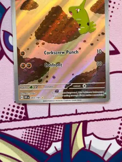 Pokemon TCG - Larvitar 203/197 - Obsidian Flames - Illustration Rare - LP/NM - Image 3