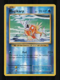 REVERSE HOLO MAGIKARP COMMON 33/108 NM POKEMON - Image 1