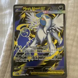 The Pokemon Company Mega Absol EX Full Art Holo Ultra Rare Me01 161/132 - Image 1