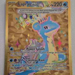 Pokemon Lapras ex 164 Sv: Scarlet & Violet Promo Full Art Holo 220 HP - Image 1