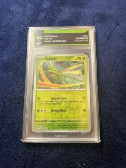 Scyther 151 Reverse Holo 123/165 Scarlet & Violet Pokemon TCG Uncommon Deree 10 - Image 1