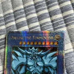 Obelisk The Tormentor LC01-EN001 Quarter Century Secret Rare Yugioh NM/LP - Image 5