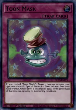 Yu-Gi-Oh! Toon Mask (Green) Ultra Rare DLCS-EN079 - Image 1