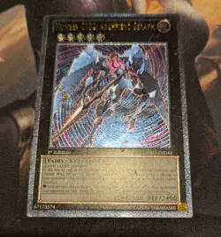 Yu-Gi-Oh! Number C102: Archfiend Seraph PRIO-EN044 Ultimate Rare Lightly Played - Image 1