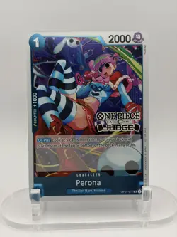 Perona (Judge Pack Vol. 2) OP01-077 One Piece Promotion Cards Foil NM ENGLISH - Image 1