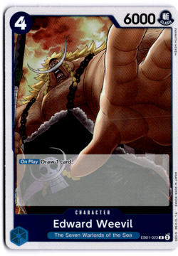 Edward Weevil EB01-023 Extra Booster: Memorial Collection One Piece Foil NM - Image 1
