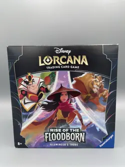 Disney Lorcana TCG Rise Of The Floodborn Illumineers Trove Factory Sealed Box - Image 1