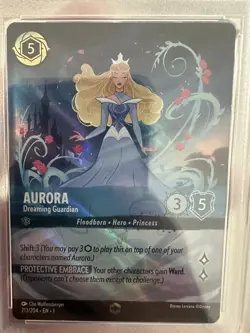 2023 Disney Lorcana Enchanted EN 1 Aurora PSA 10 213/204 First Chapter - Image 4