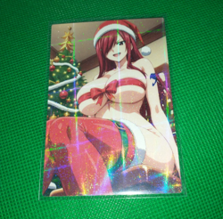Fairy Tail Erza Scarlet Waifu Girl Anime Goddess Card - Image 1