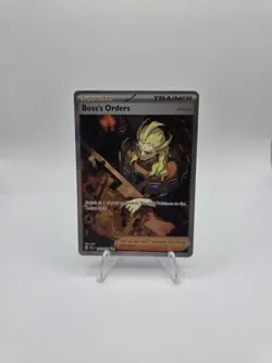 Pokemon TCG Boss's Orders 265/193 SIR Paldea Evolved - English (NM) - Image 1