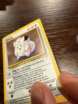 Clefairy - 6/130 - Holo Rare - Unlimited Edition - Pokemon Base Set 2 - Image 3