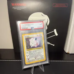 Pokemon Clefairy Holo Base Set 2 PSA 9 6/130 2000 Wizards of the Coast SWIRL 🌀 - Image 2