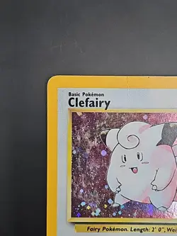 Clefairy 6/130 Pokemon Base Set 2 Holo Rare Card WOTC Vintage HP - Image 3