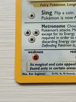 Clefairy 6/130 - Base Set 2 - Holo Rare -Vintage WOTC Pokemon - LP+ - Image 5