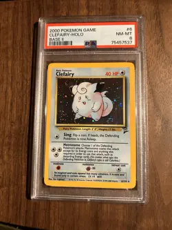 Clefairy Holo Base Set 2 Pokemon Card 6/130 WOTC 1999 - Image 3