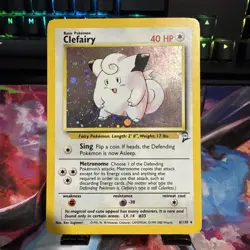 Clefairy 6/130 (LP) Holo | Base Set 2 | Pokemon TCG - Image 1