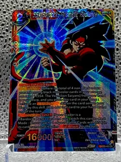 Dragon Ball Super CCG SS4 Bardock, Prismatic Radiance EX23-49 EX Foil Card - Image 1