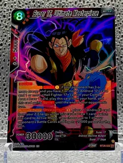 Dragon Ball Super CCG Super 17, Ultimate Masterpiece BT26-022 SR Foil Card - Image 1