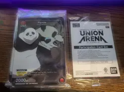 8 pack of Union Arena CCG Participation Card Panda Pack English - Image 1