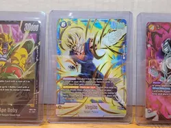 Dragon Ball Super Card Game Lot Of 3 Super Rares, Vegito , Freiza, and great ape - Image 3