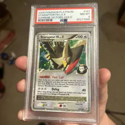 Staraptor FB LV.X 147/147 Supreme Victors Holo Pokemon Card 2009 PSA 8 - Image 2