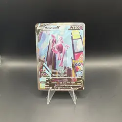 Mewtwo V 072/078 Pokemon Go Holo Ultra Rare - Pokemon Card 2022 Full Art - Image 1