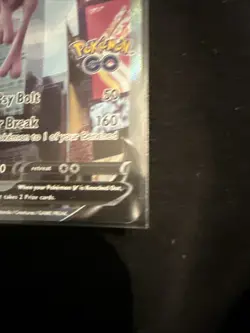 Pokemon TCG Mewtwo v (Full Art) Pokemon Go 072/078 Holo Ultra Rare - Image 5