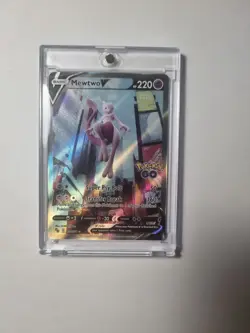 Pokemon TCG Mewtwo V (Full Art) Pokemon Go 072/078 Holo Ultra Rare - Image 5
