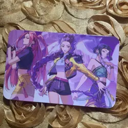 KPOP DEMON HUNTERS STAR Goddess Anime Holo ACG Card Manga Trio - Image 1