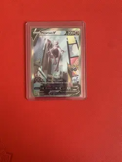 Pokemon TCG Mewtwo v (Full Art) Pokemon Go 072/078 Holo Ultra Rare NM Or Better - Image 1