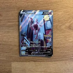 Mewtwo V (Alternate Full Art) 072/078 Pokemon GO Holo - Image 1