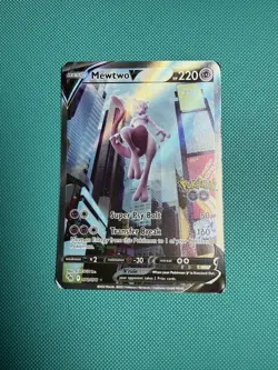 Mewtwo V (Alternate Full Art) 072/078 Pokemon GO Holo - Image 1