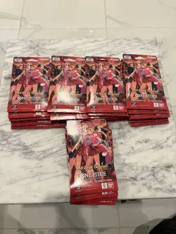 One Piece Heroines Edition EB-03 Sleeved Booster Pack Lot of 100 New Sealed! - Image 1